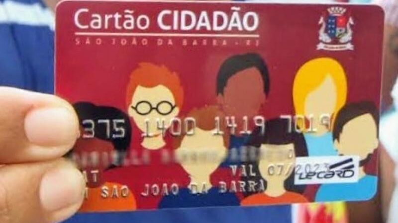 Cartão Cidadão será recarregado com R$ 600 na segunda