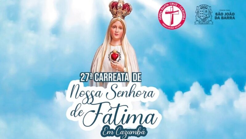 Cazumbá celebra Nossa Senhora de Fátima no final de semana