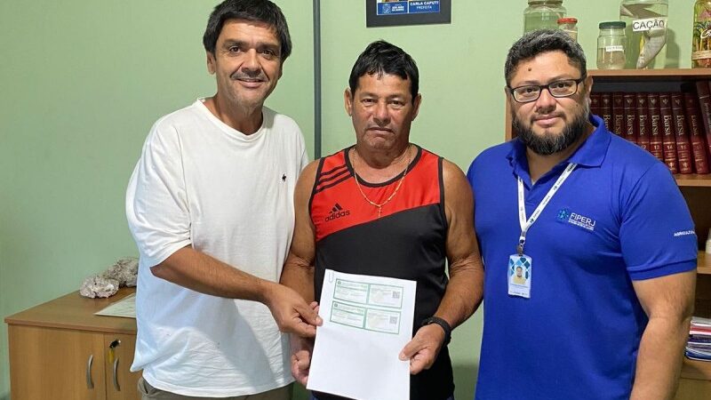 Primeiro CAF no Norte Fluminense emitido a pescador de SJB