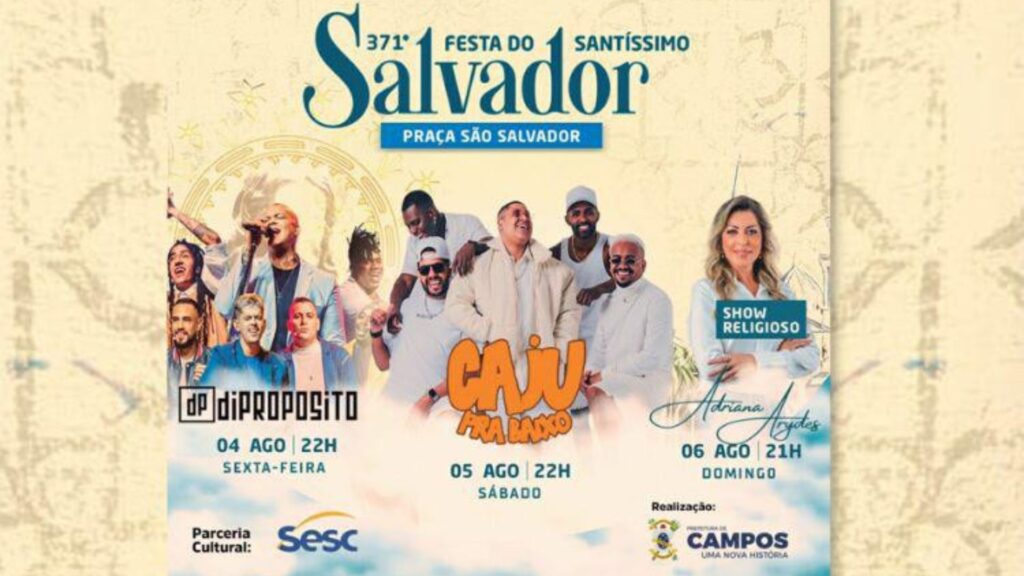 programação festa são salvador campos rj