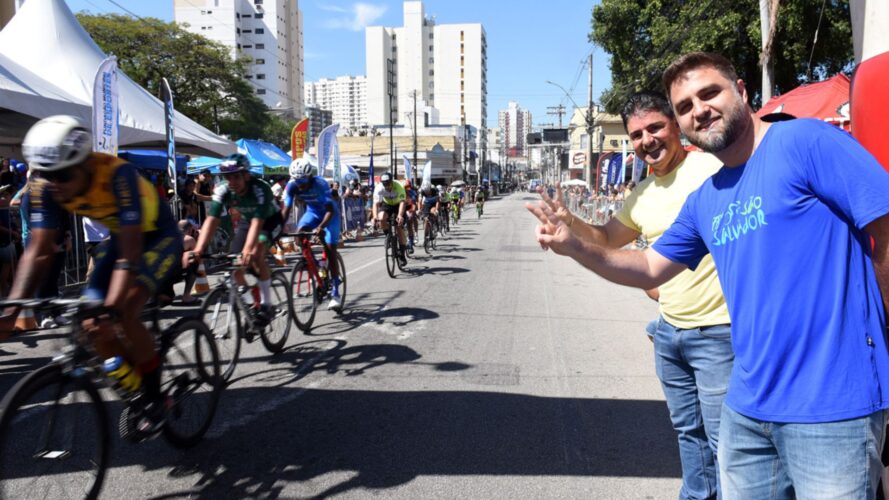 Tradicional Prova Ciclística de São Salvador reúne participantes de várias regiões do país