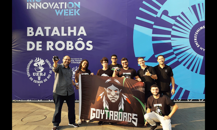 Após vencer batalha de robôs no Rio Innovation Week, equipe Goytaborgs do IFF vai competir nos EUA