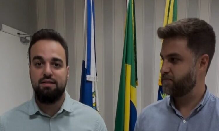 Wladimir e Caio juntos na Prefeitura de Campos