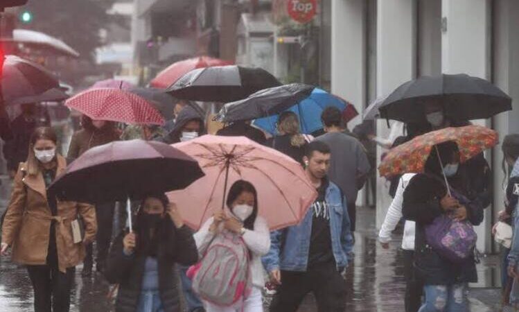 Previsão de frente fria a partir de sexta-feira no estado do RJ 