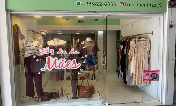 Dia das Mães: vendas nas lojas de Campos devem aumentar até 6%