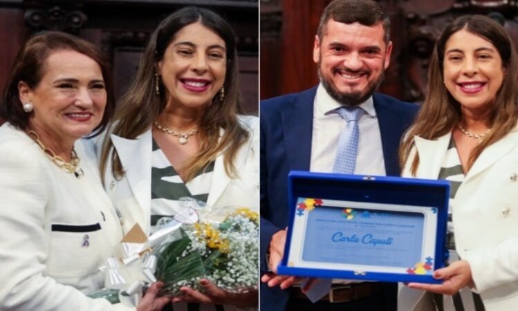 Prefeita de SJB homenageada pela Alerj