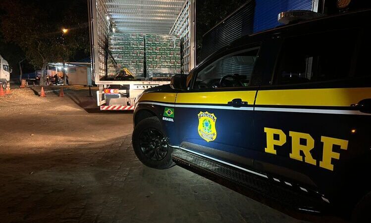 PRF apreende mais de 30 mil latas de cerveja em Campos