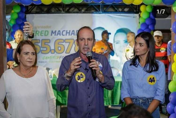 Madeleine recebe apoio de Carla Machado em Campos