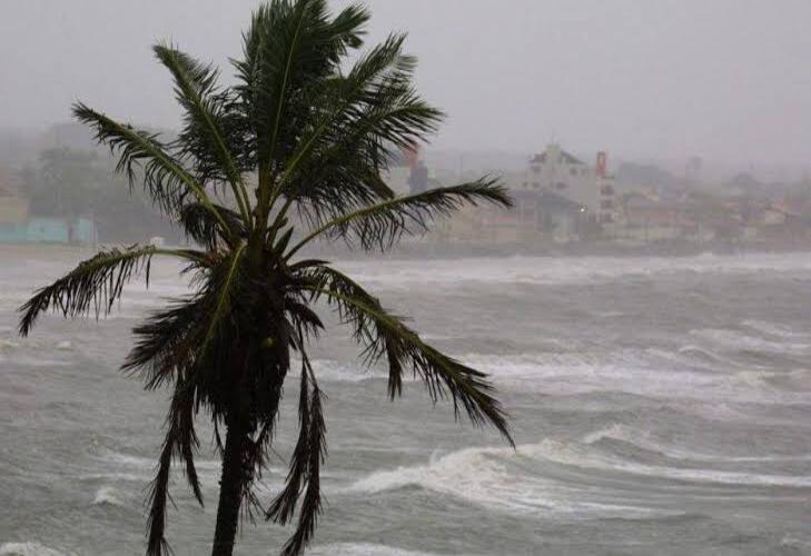 Previsão de mar agitado e ventos fortes para a região