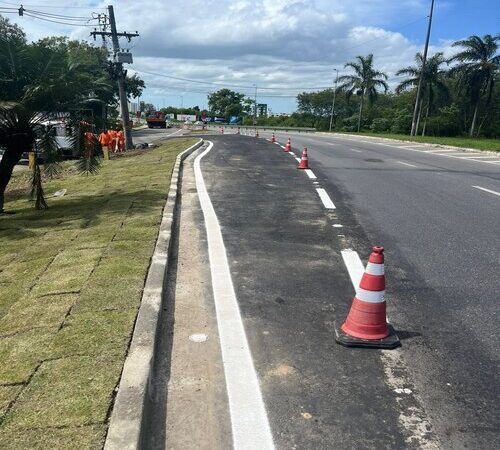 Trânsito de veículos leves é liberado em novo acesso à BR-101 na altura Shopping Estrada