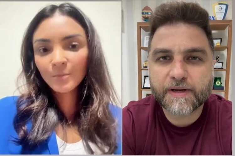 Adversários nas eleições em Campos, Madeleine e Wladimir trocam acusações nas redes sociais