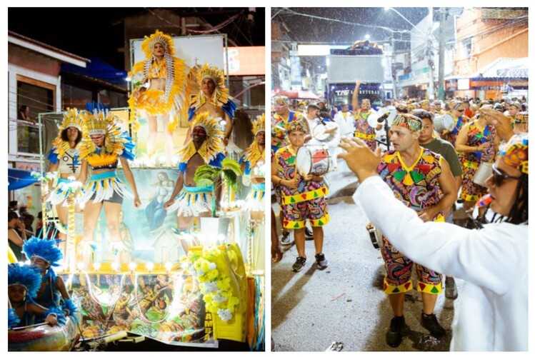 Indianos e Vila Imperial contagian a Avenida do Samba, em SJB