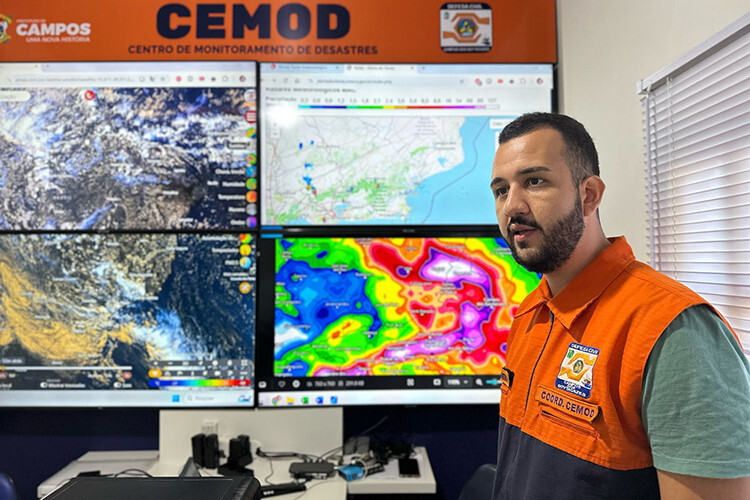 Campos em alerta devido à previsão de chuvas intensas para o final de semana