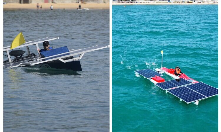 Barcos do IFF Campos e SJB movidos à energia solar no desafio Sol & Mar em Niterói