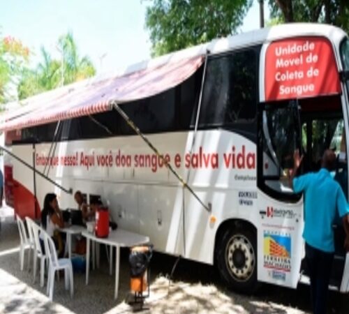 Campanha de doação de sangue em São Francisco de Itabapoana