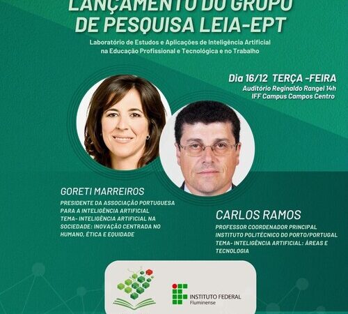 IFF Campos anuncia lançamento o grupo de estudos em IA LEIA-EPT