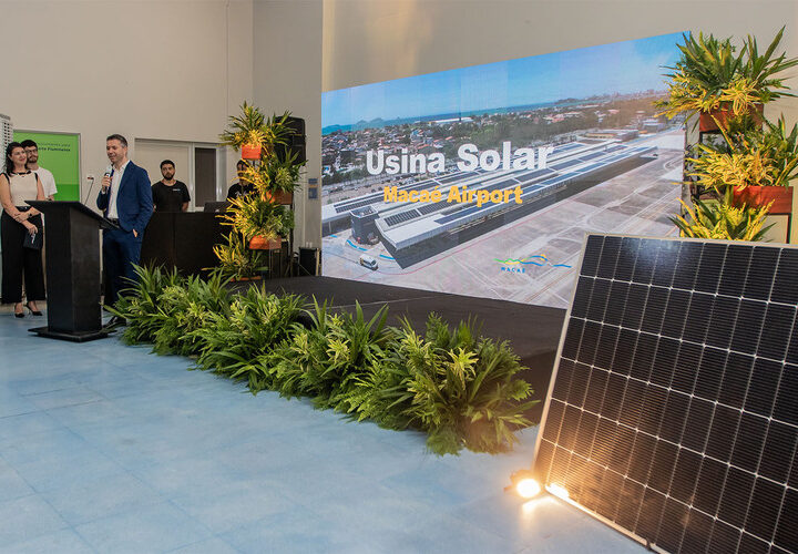 Zurich Airport investe mais de R$ 2 milhões e inaugura usina solar no Aeroporto de Macaé