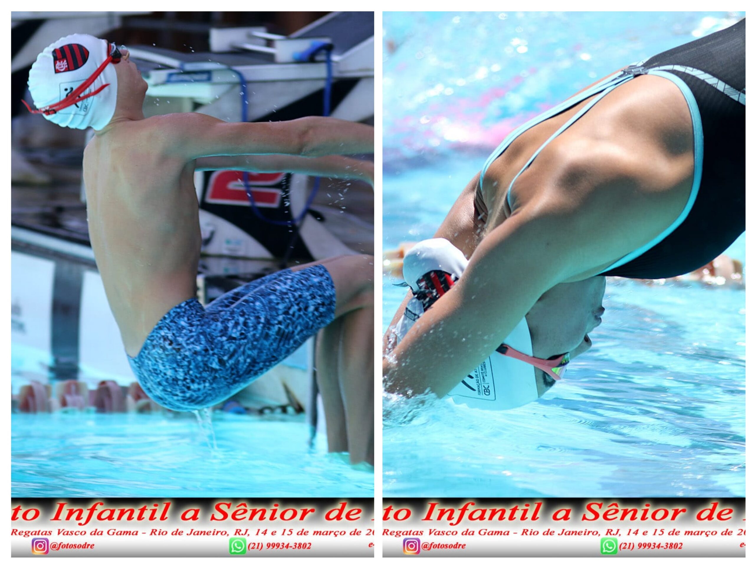 Irmãos Thuin brilham no Circuito Celebridades de Natação