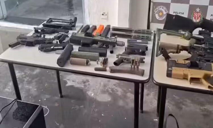 Polícia investiga em SFI esquema interestadual de venda de material bélico impresso em 3D