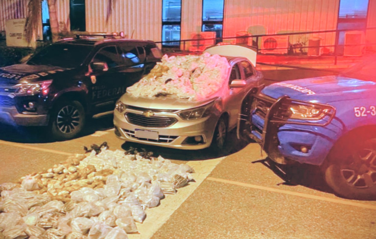 PF e PM apreendem mais de 110 kg de drogas em Cabo Frio
