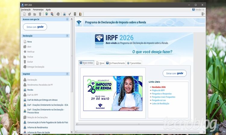 Declaração do Imposto de Renda 2026 já pode ser enviada