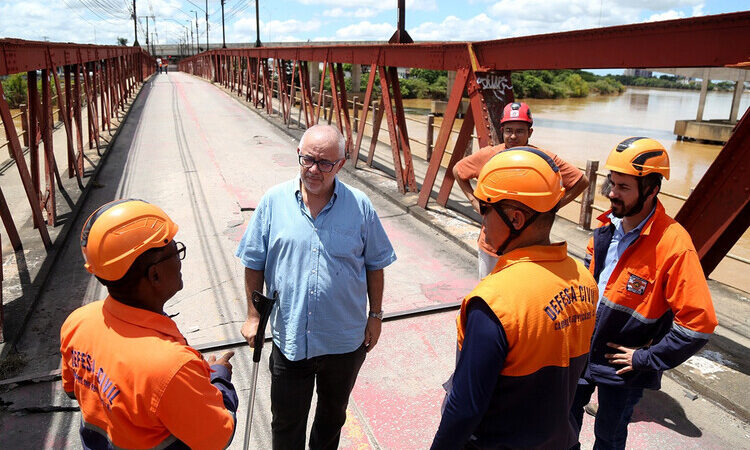 Prefeitura de Campos e Estado fazem vistoria na Ponte Barcelos Martins