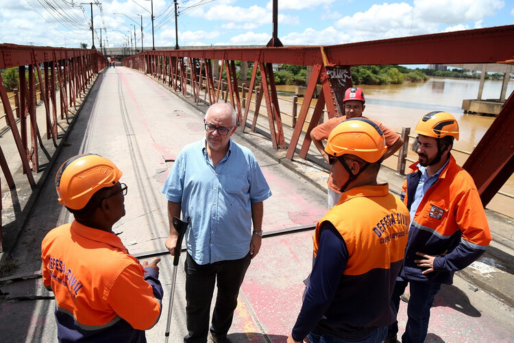 Prefeitura de Campos e Estado fazem vistoria na Ponte Barcelos Martins