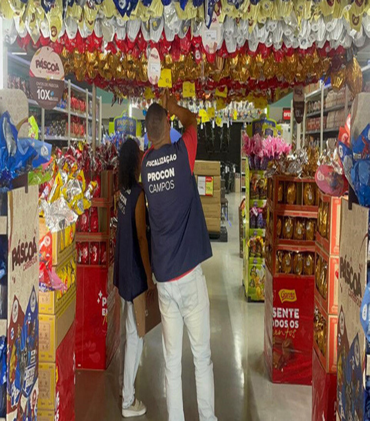 Diferenças de preços dos produtos mais consumidos na Páscoa podem passar de 140% em Campos